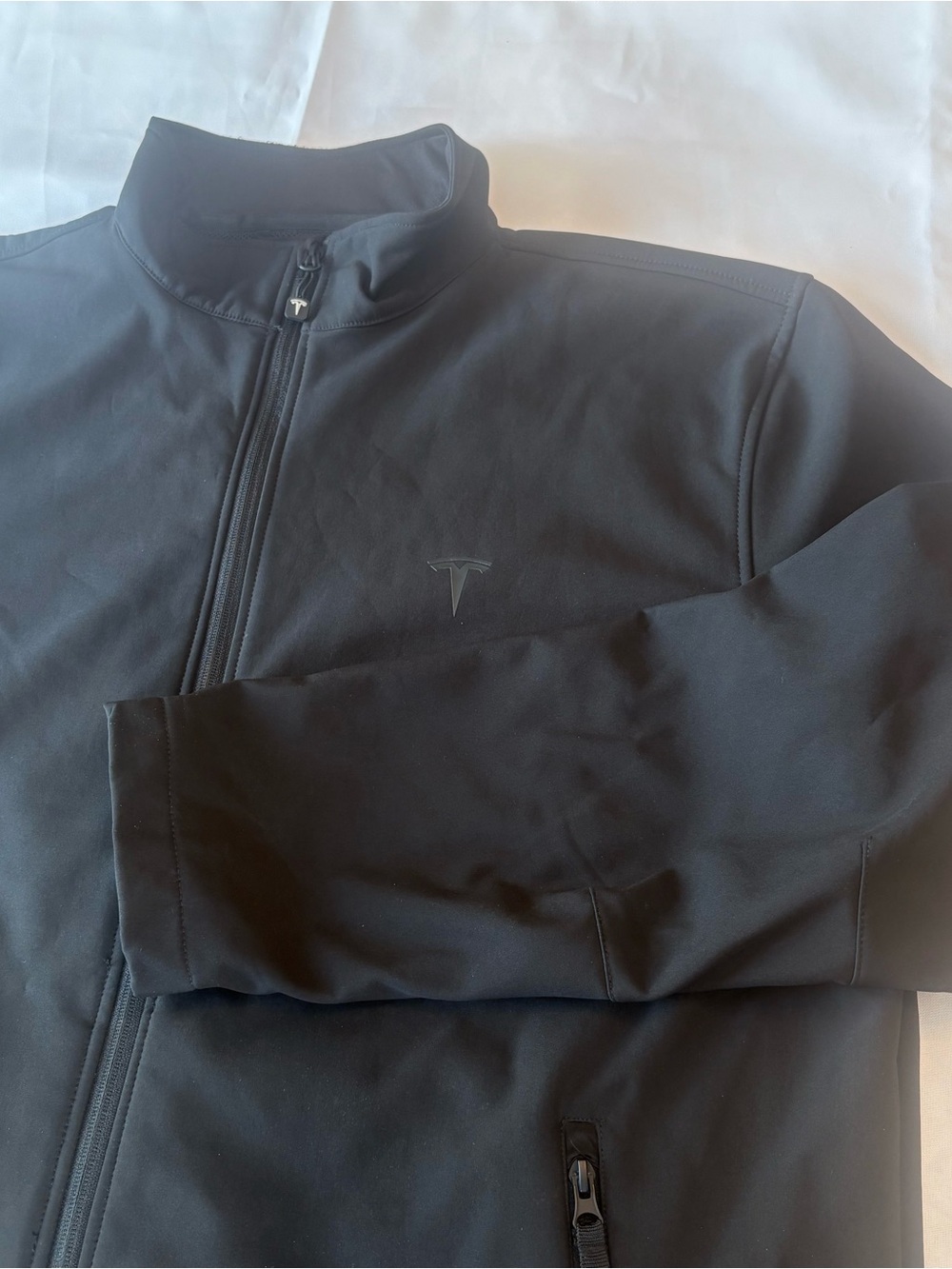 Tesla Corporate Employee Black Softshell Jacket Men’s 2XL XXL Logo